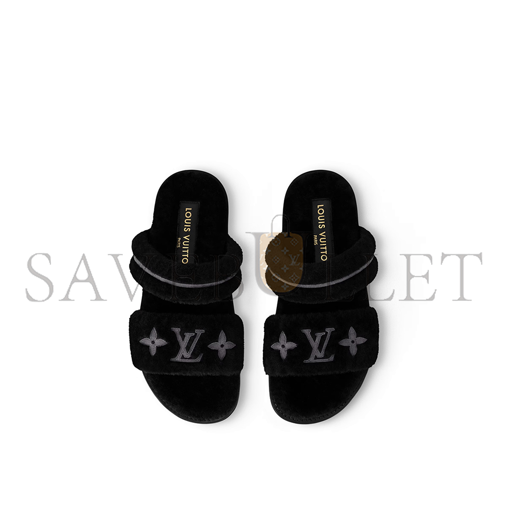 LOUIS VUITTON LV SUNSET FLAT COMFORT MULE 1ADC61 LOUIS VUITTON LV SUNSET FLAT COMFORT MULE 1ADC61